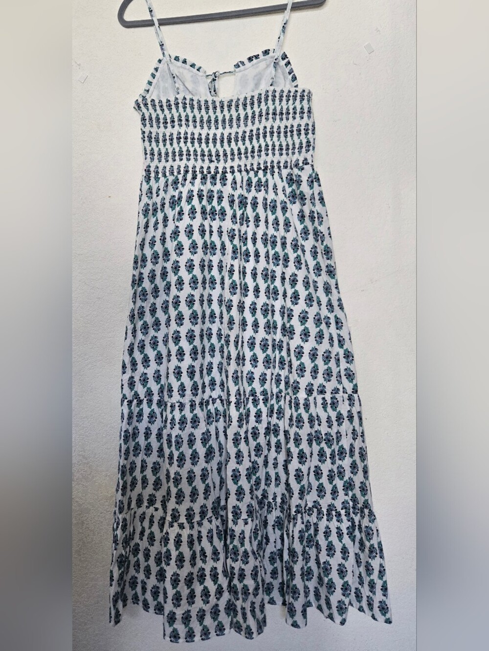 NWT, DIZZY Lizzy Blue, Green & White Printed Maxi Sundress .Size M 100% Cotton - Picture 11 of 11